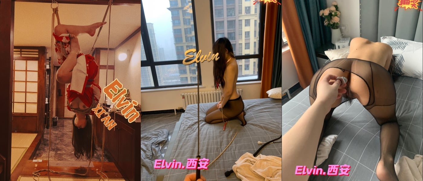 顶级大神【elc调教师】能肏能玩，各种模特网红女神滴蜡走绳喝尿露出羞耻训成母狗