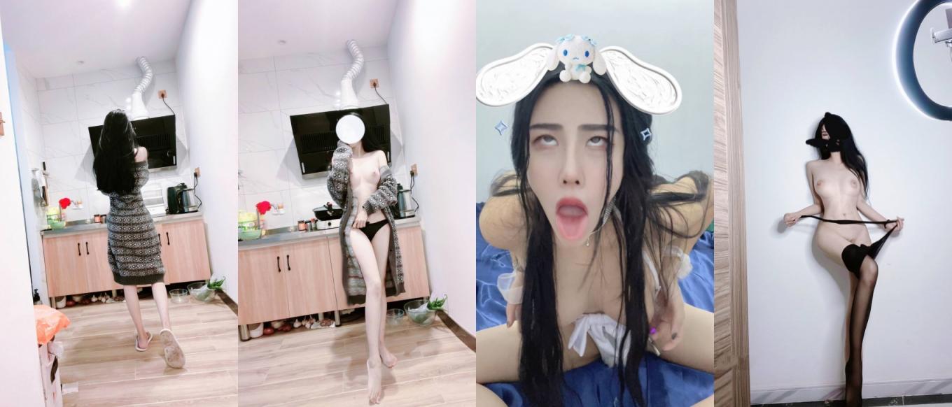 撸铁女神,无脑面部崩坏,阿黑颜00后【zhuhentai】收费私拍,各种变态式自黑,双洞紫薇 - 截图2