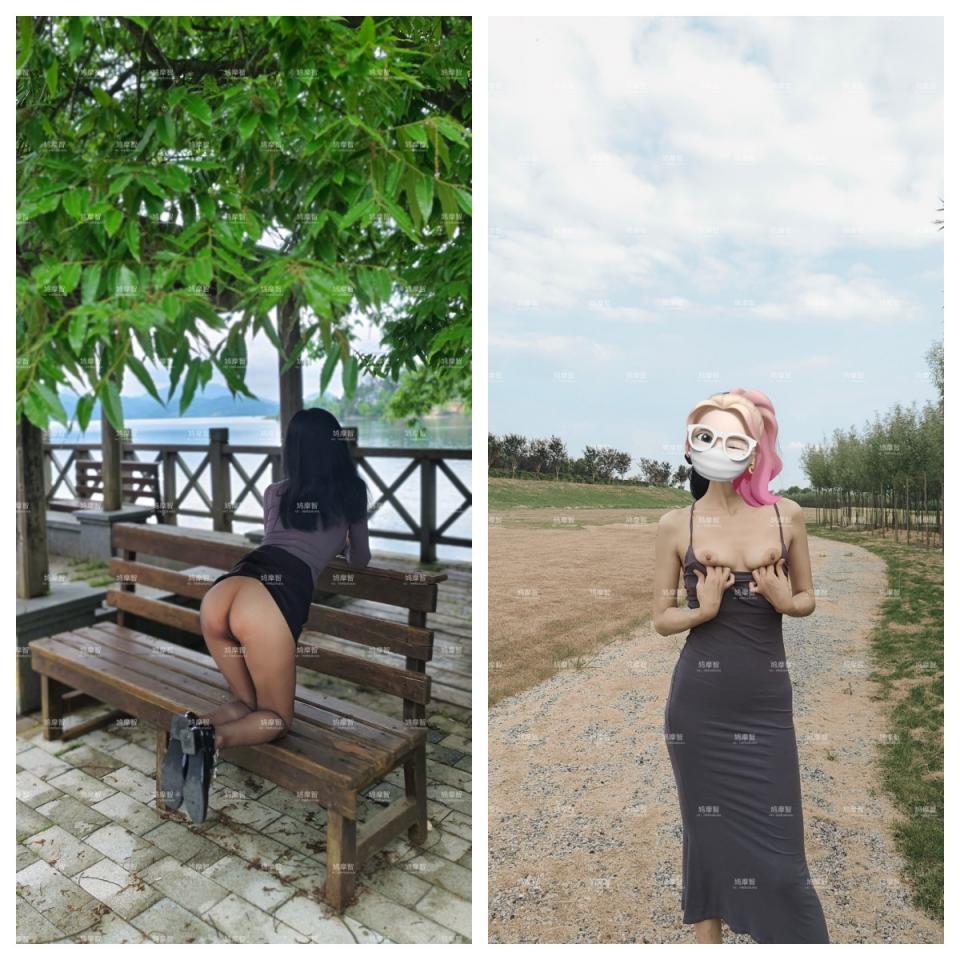 顶级人体摄影师【鸠摩智】大尺度私拍,公开场合露出,极品小少妇身材满分,前凸后翘 - 截图8