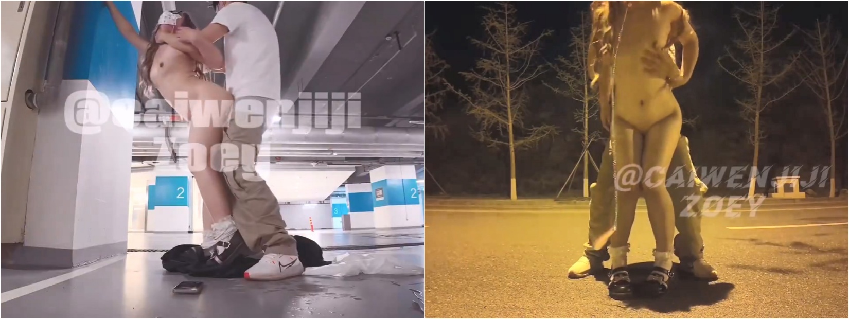 清纯反差小萝莉跟主人偷偷在停车场做爱,不敢叫大声,小狗被后入,小狗的屁屁都是主人的巴掌印