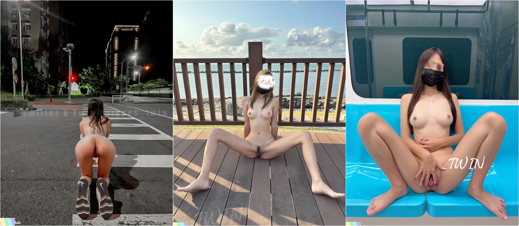 反差白虎母狗人前露出调教才发现原来自己高潮的时候脚趾头会折起来了~优雅酥胸反差尤物 - 截图5