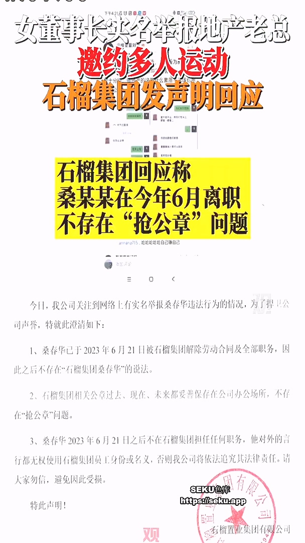 最新大瓜!云核变量集团CEO「刘夏」举报石榴集团「桑春华」邀请其4P 并被网友扒出她曾经为业绩4P视频! - 截图5