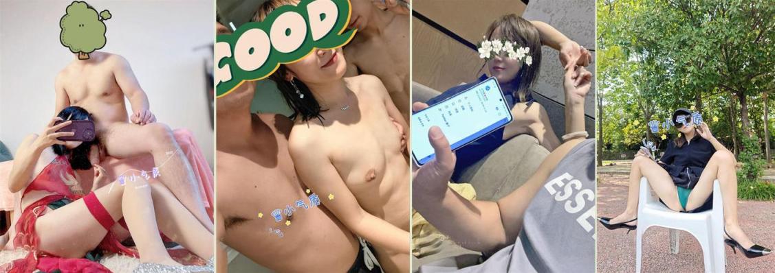 重磅炸弹-山东绿帽癖【小气质夫妇】大合集P2,黑丝少妇被操3P得要起飞,老公在一边拍视频,时不时过来操一下她 - 截图4
