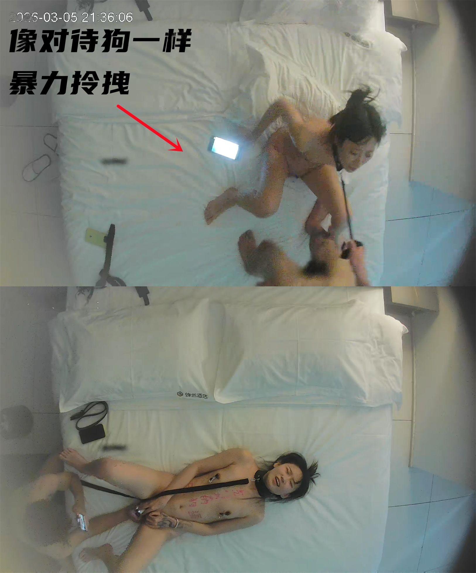 酒店偷拍御姐被男友SM拴上狗链暴力拎拽施虐狠操锁喉窒息操作满嘴脏话骚话