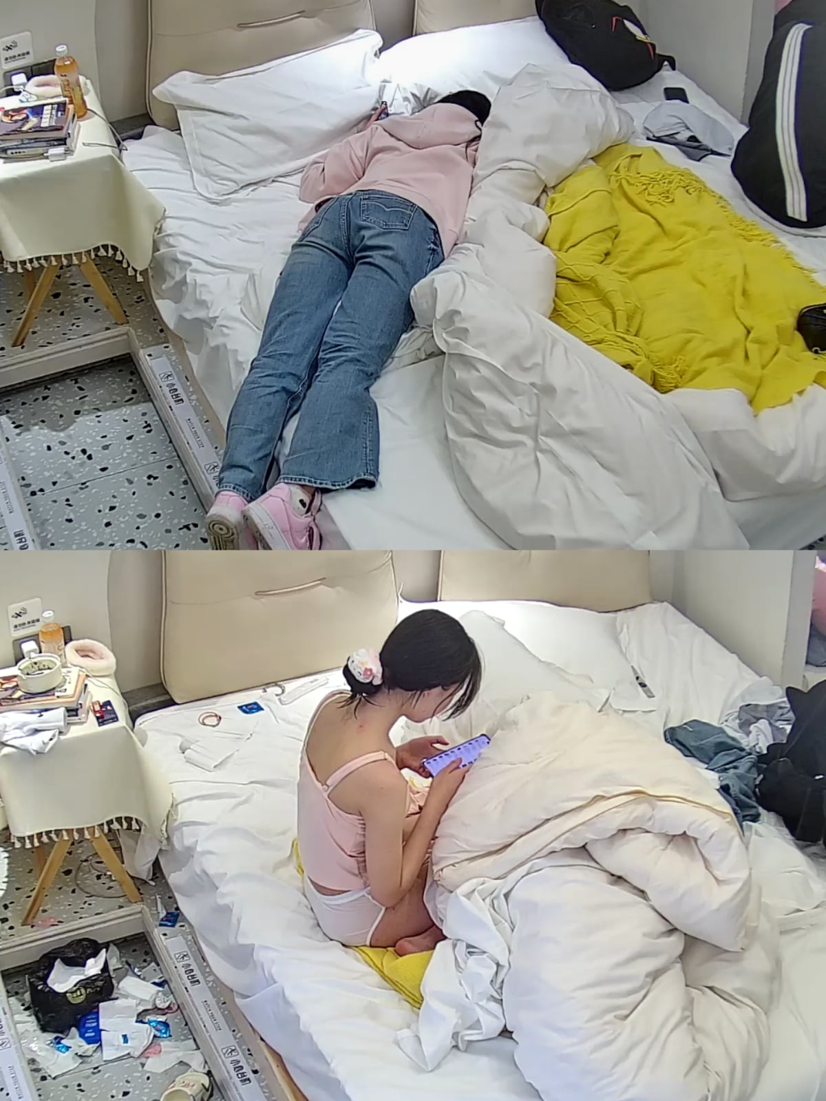 大学城民宿 顶级清纯女友第二场10小时 精神小伙是真爽了 无水