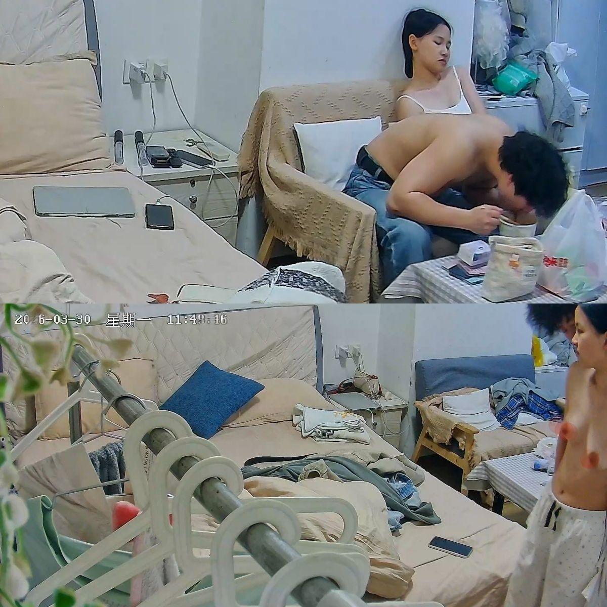 酒店偷拍连续几天入住的年轻情侣妹子性欲很强有空就坐上男友的鸡巴摇啊摇（16V)